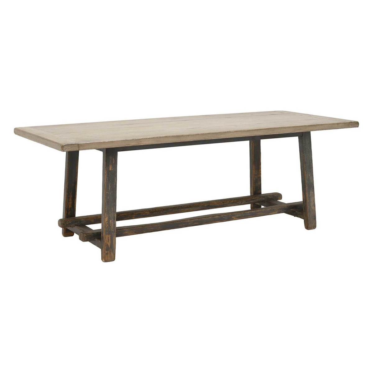Penglai 220cm Dining Table, Cracked Pepper