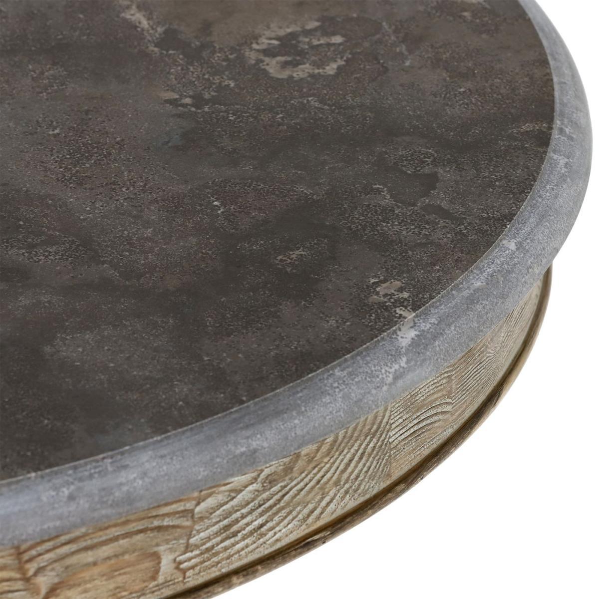 Woolton Round Dining Table, Blue Stone and Earl Grey – image 3