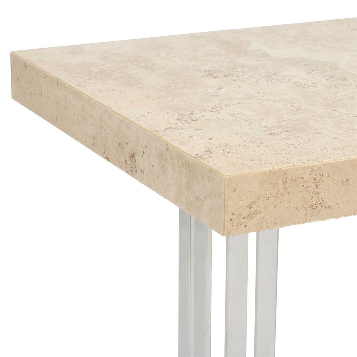 Elba Square Bar Table, Marble – image 2