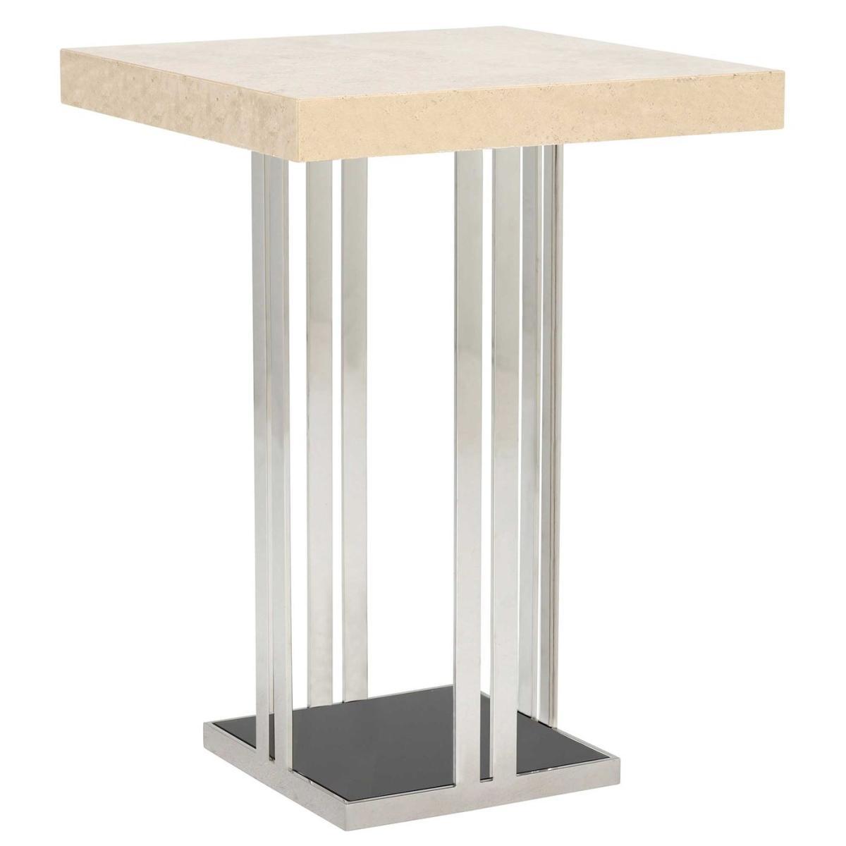 Elba Square Bar Table, Marble – image 6