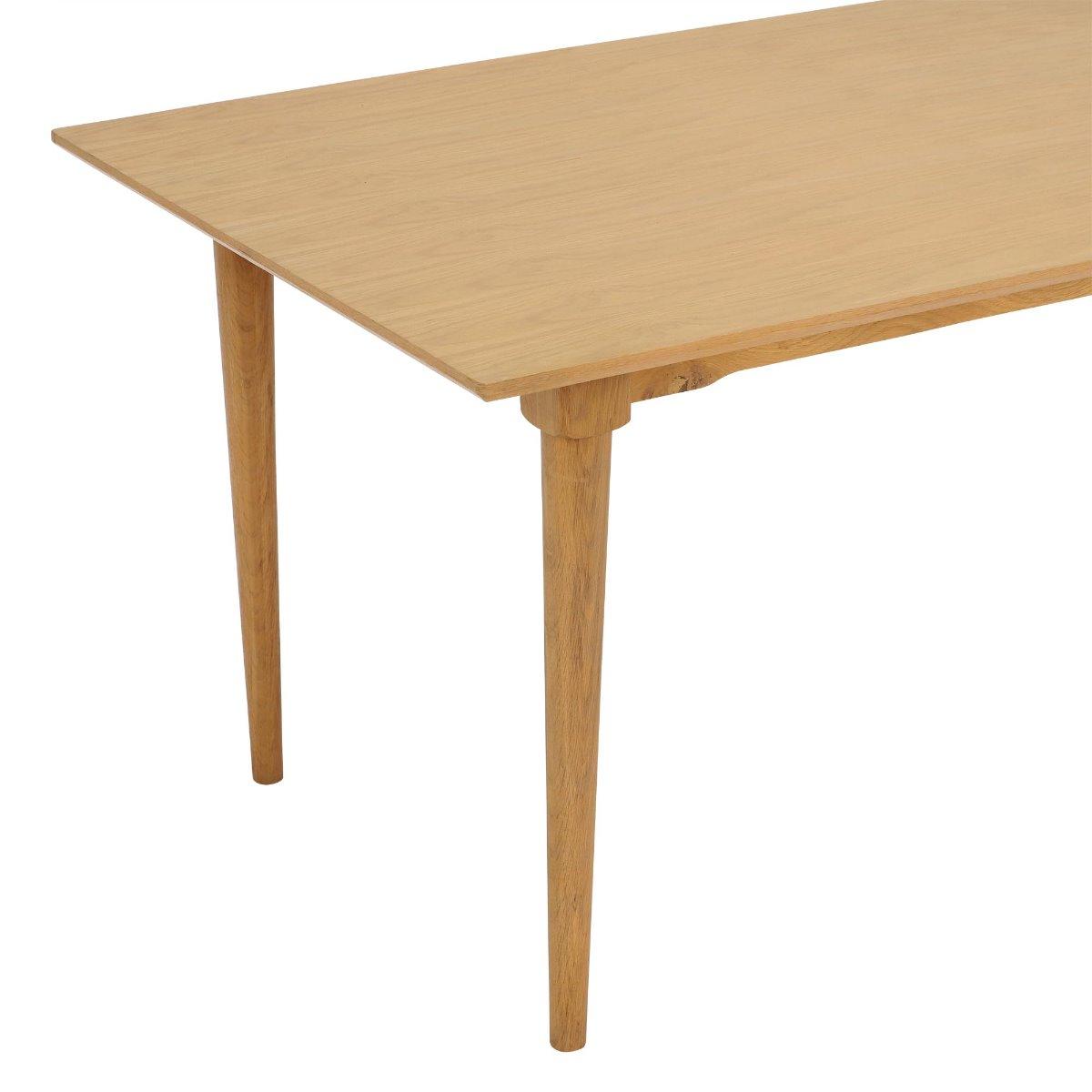 Hague 160cm Dining Table Oak Wood | W160cm | Barker & Stonehouse – image 3
