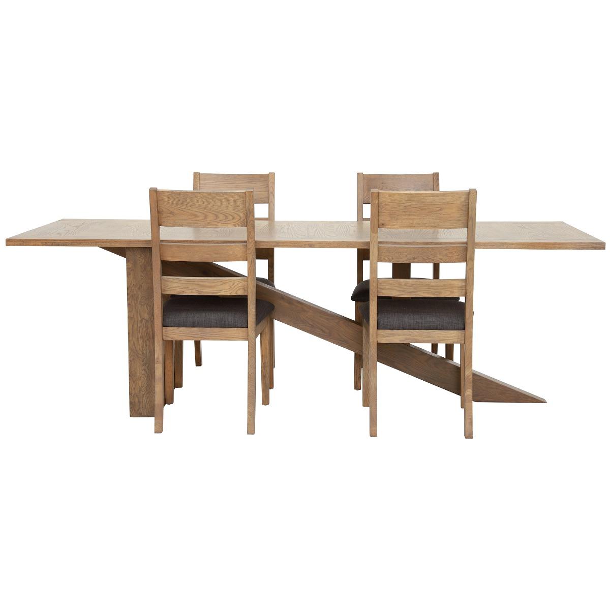 Ibex Dining Table & 4 Ibex Chairs, 776 Wood | Barker & Stonehouse – image 2