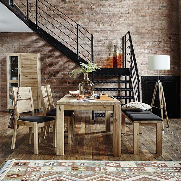 Savannah Extending Dining Table, Wild Oak – image 3