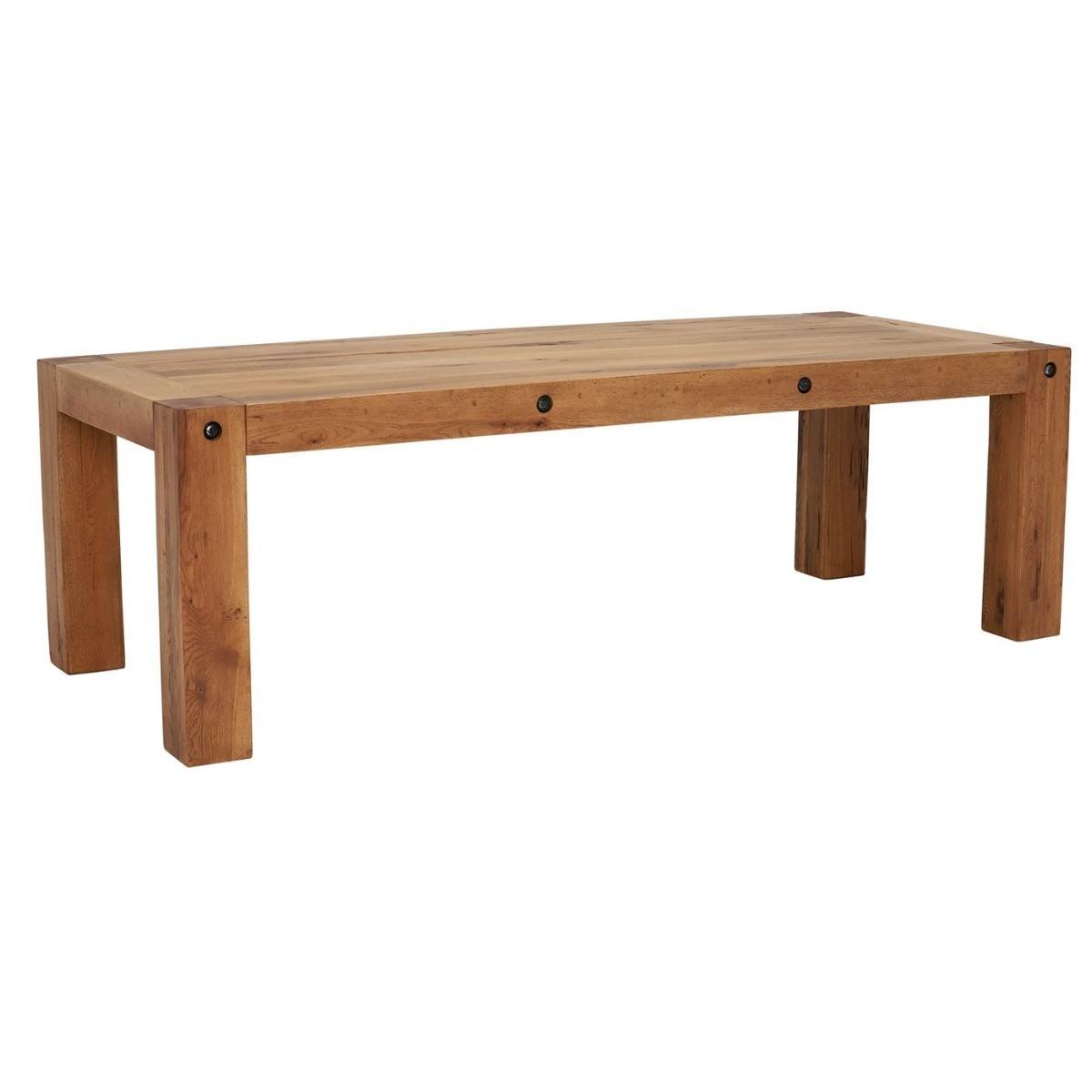 Salem 240cm Dining Table, Rustical Oak Old Bassano – image 2