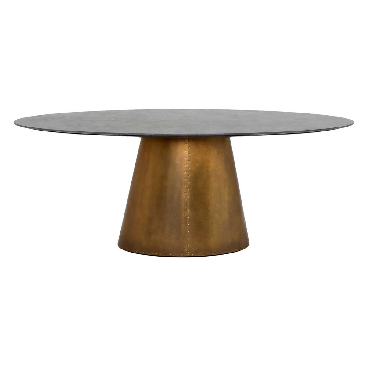 Janco Oval Dining Table, Grey Stone | Barker & Stonehouse – image 2