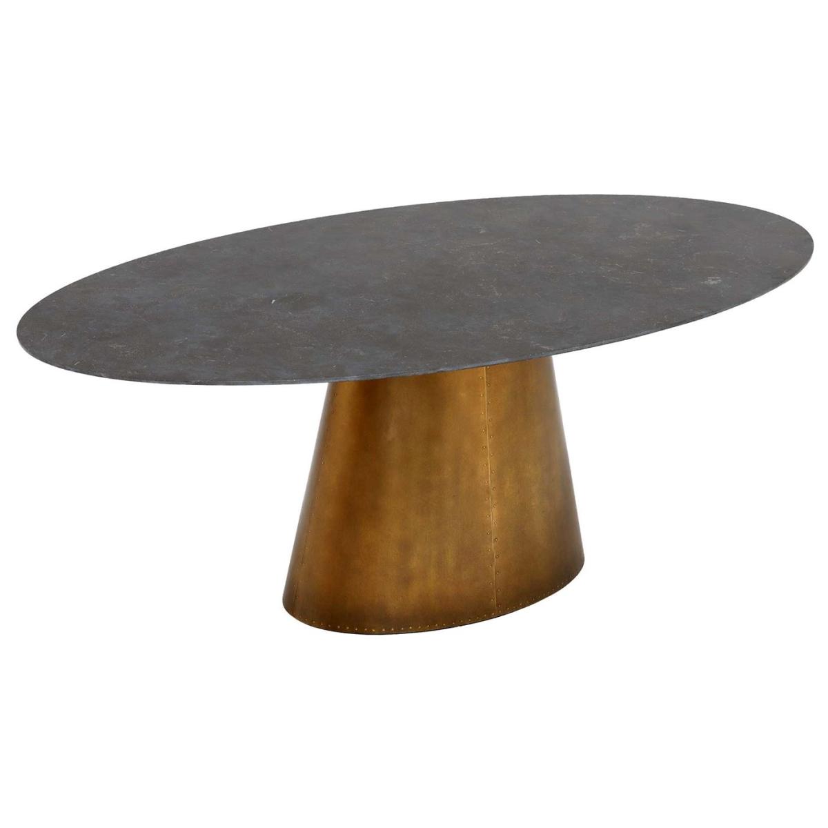 Janco Oval Dining Table, Grey Stone | Barker & Stonehouse – image 3