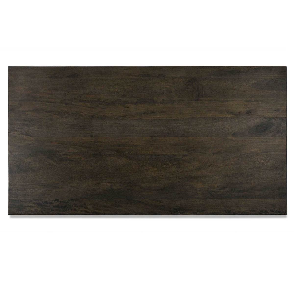 Facet Dining Table, Dark Mango Wood and Brass – image 4