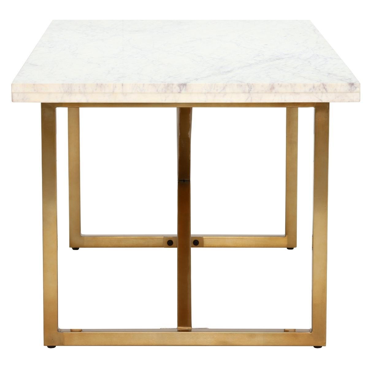 Nola Dining Table, White Marble – image 5