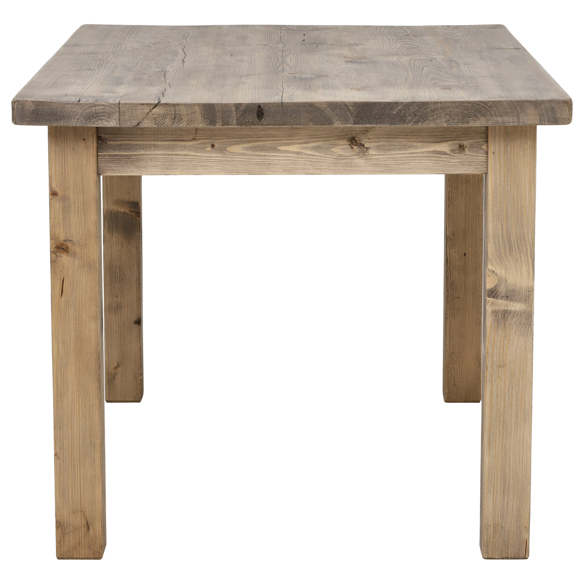 Indiana Reclaimed Wood Dining Table, Grey – image 4