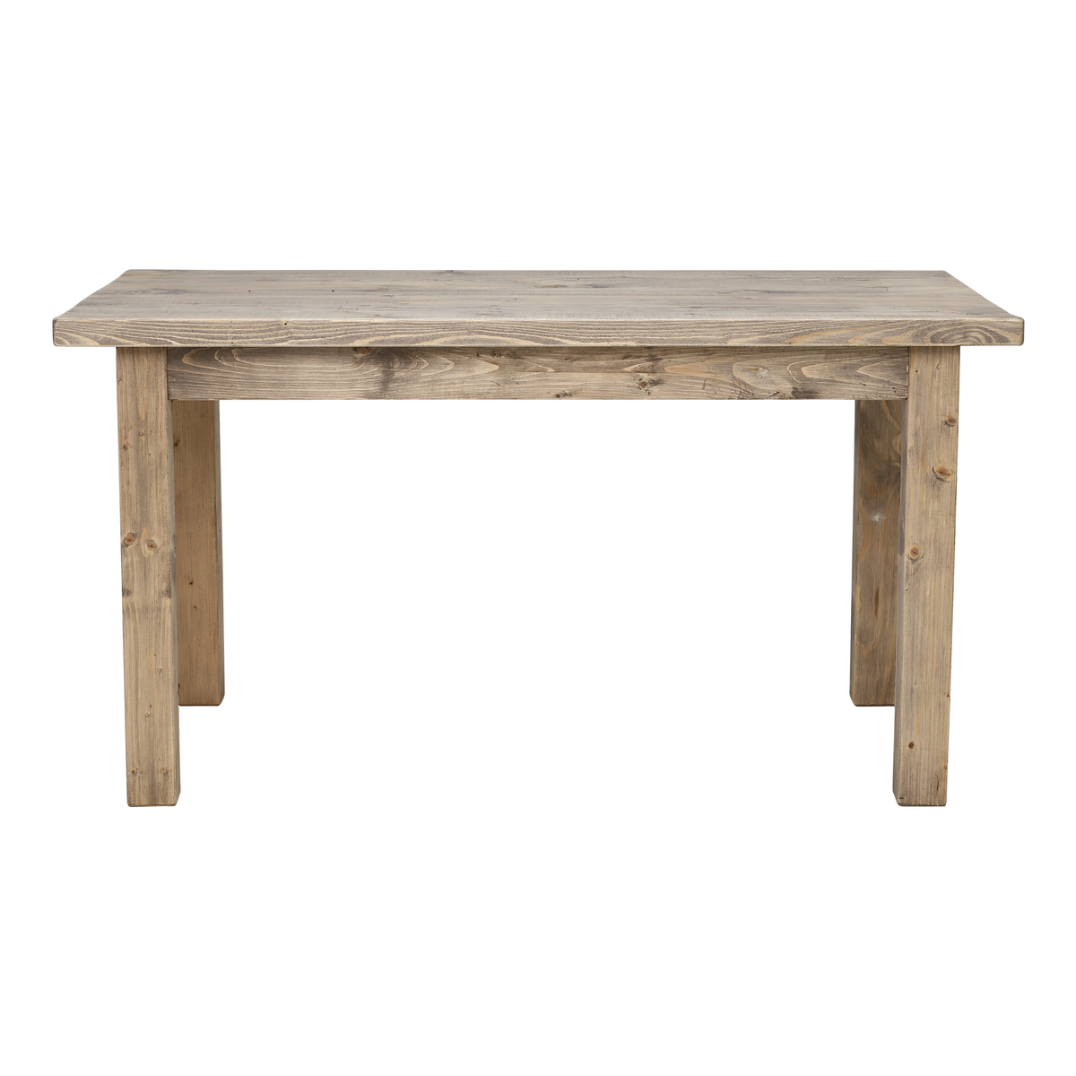 Indiana Reclaimed Wood Dining Table, Grey – image 2