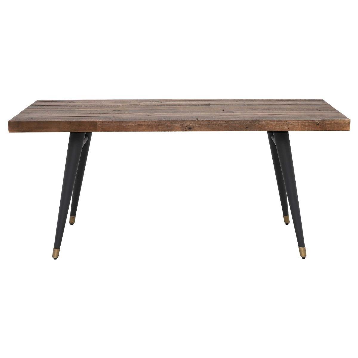 Modi Wooden Dining Table, Dining Bench &amp; 2 x Brown Faux Leather Dining Chairs - Barker &amp; Stonehouse – image 5