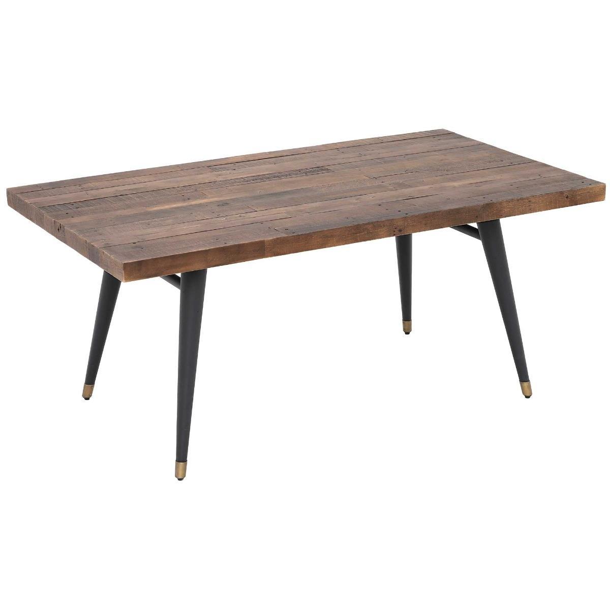 Modi Wooden Dining Table, Dining Bench &amp; 2 x Brown Faux Leather Dining Chairs - Barker &amp; Stonehouse – image 6