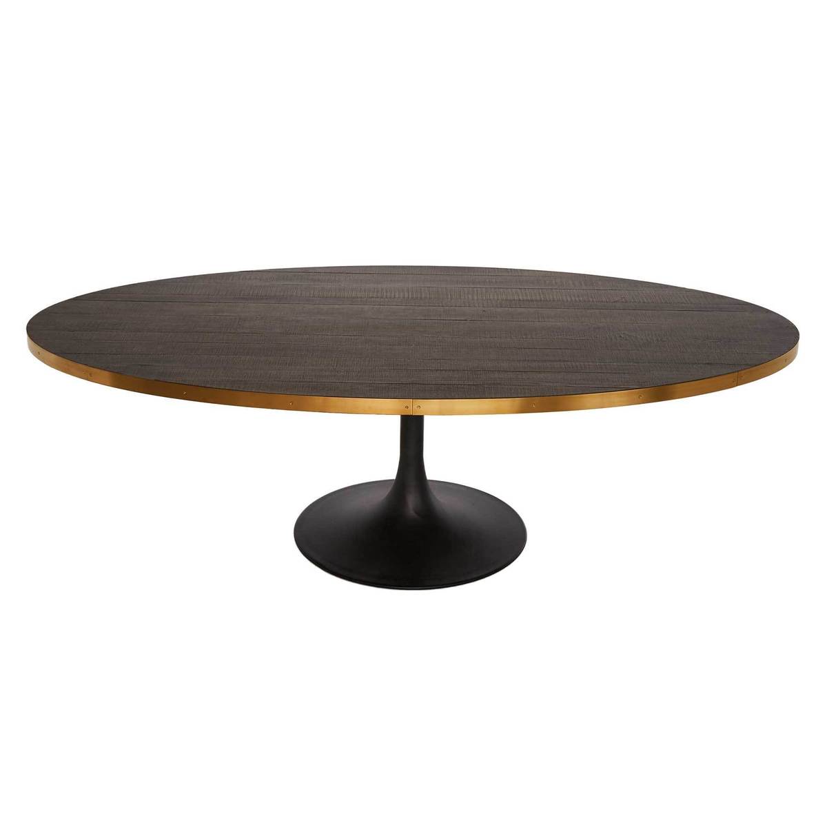 Talula Oval Dining Table, Light Burnt Oak – image 2