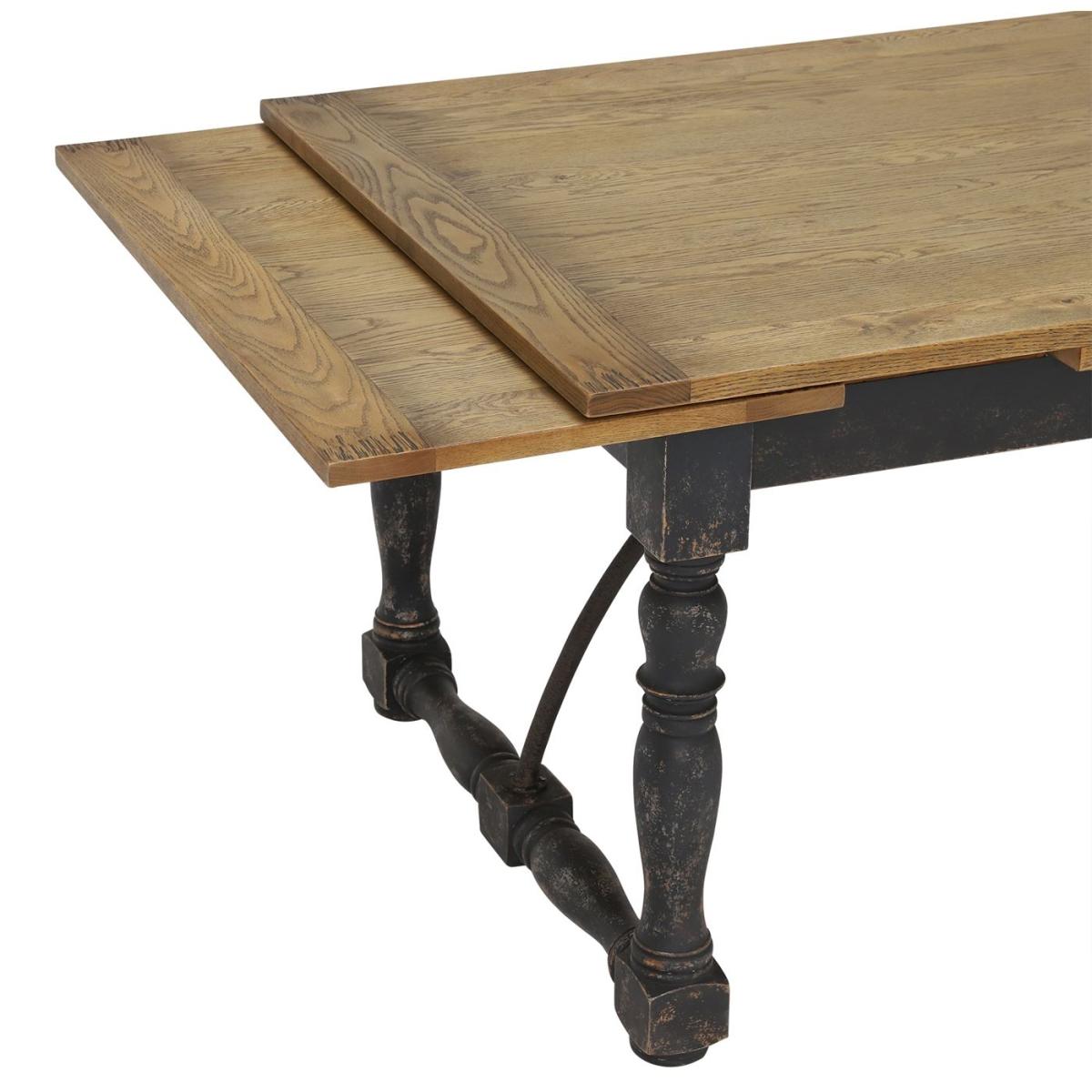 Keeler Extending Dining Table, Neutral Oak Wood | Barker & Stonehouse – image 3