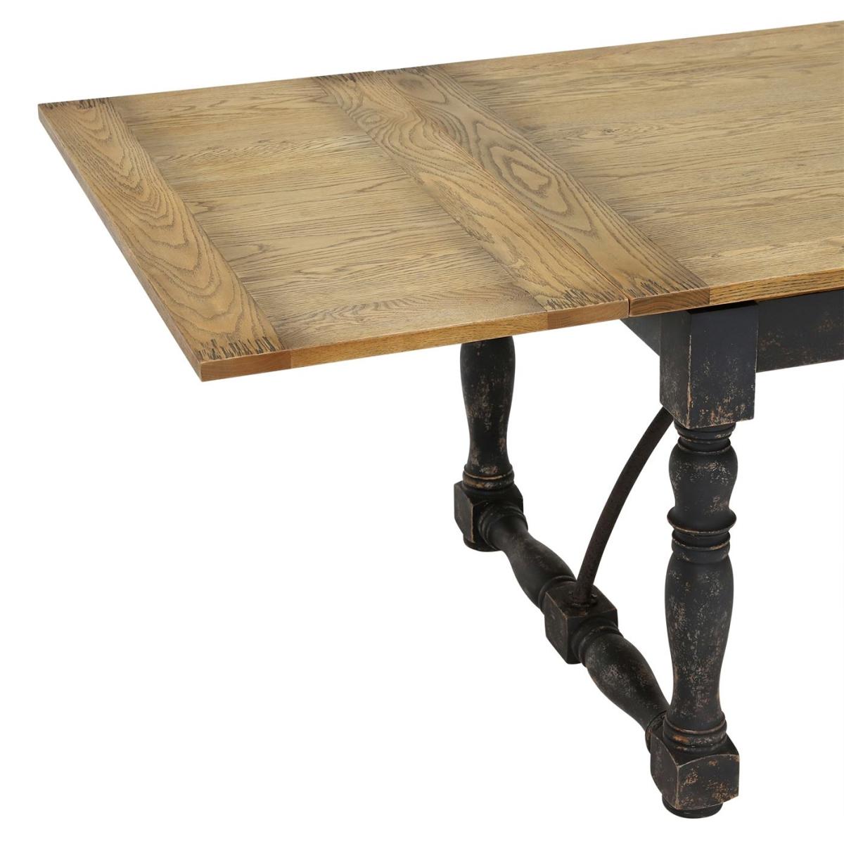 Keeler Extending Dining Table, Neutral Oak Wood | Barker & Stonehouse – image 4