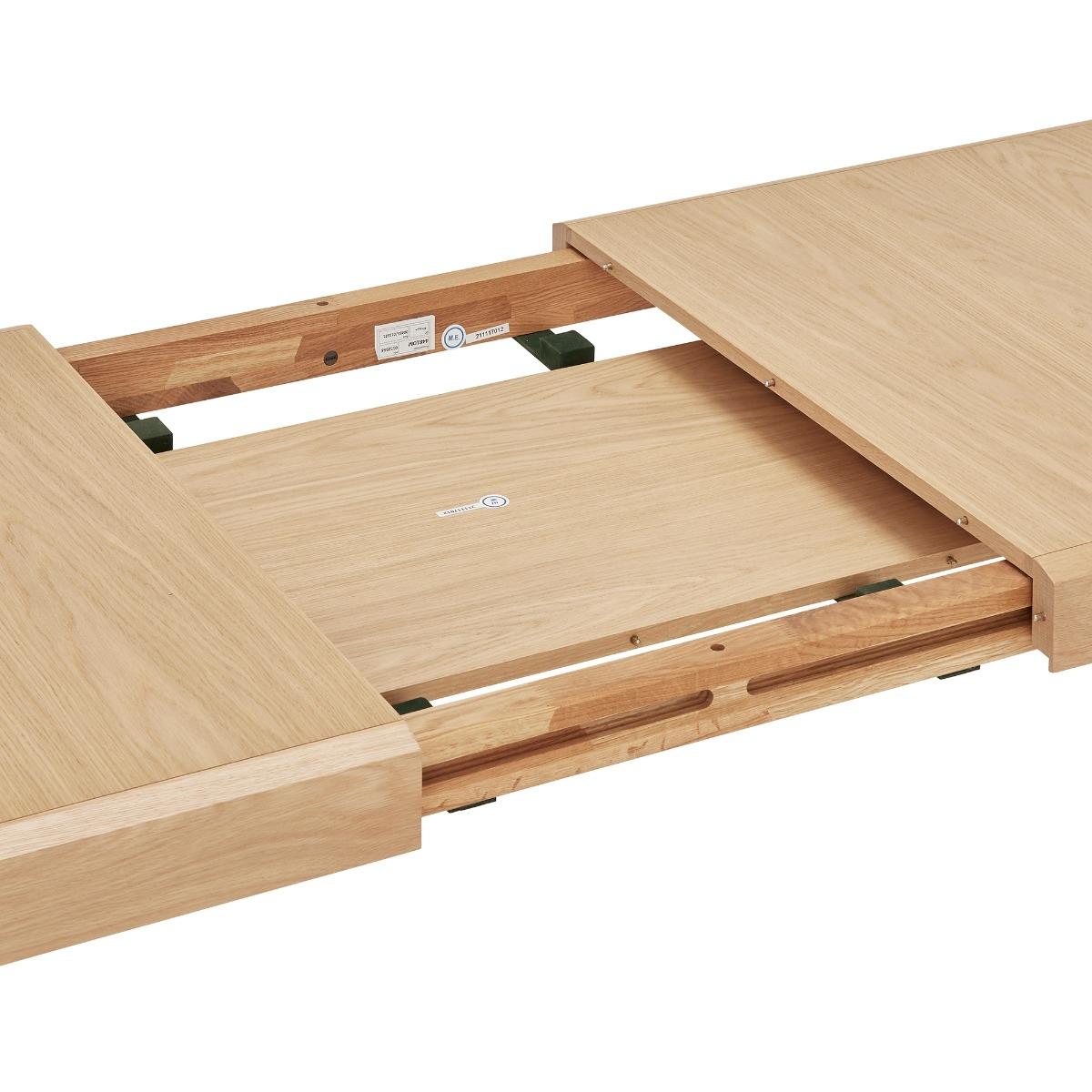 Ercol Mia Medium Extending Dining Table, Neutral Oak Wood | Barker & Stonehouse – image 4