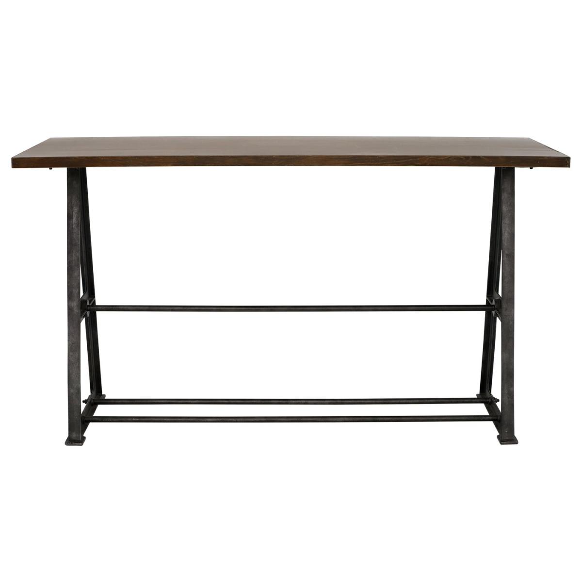 Bowery Bar Dining Table, Brown | Barker & Stonehouse – image 2