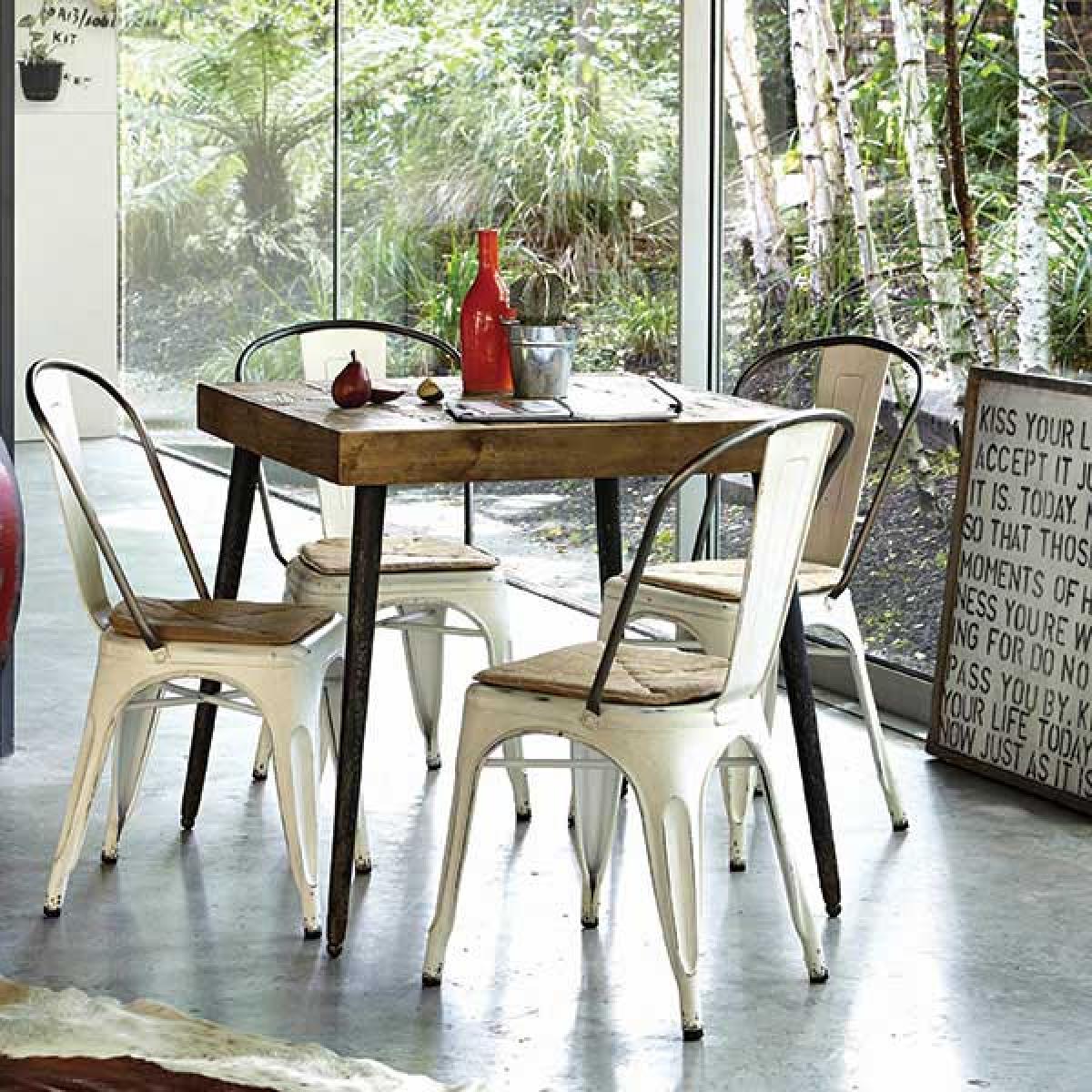Dante Dining Table With Partuetry Inlay, Brown | Barker & Stonehouse – image 2