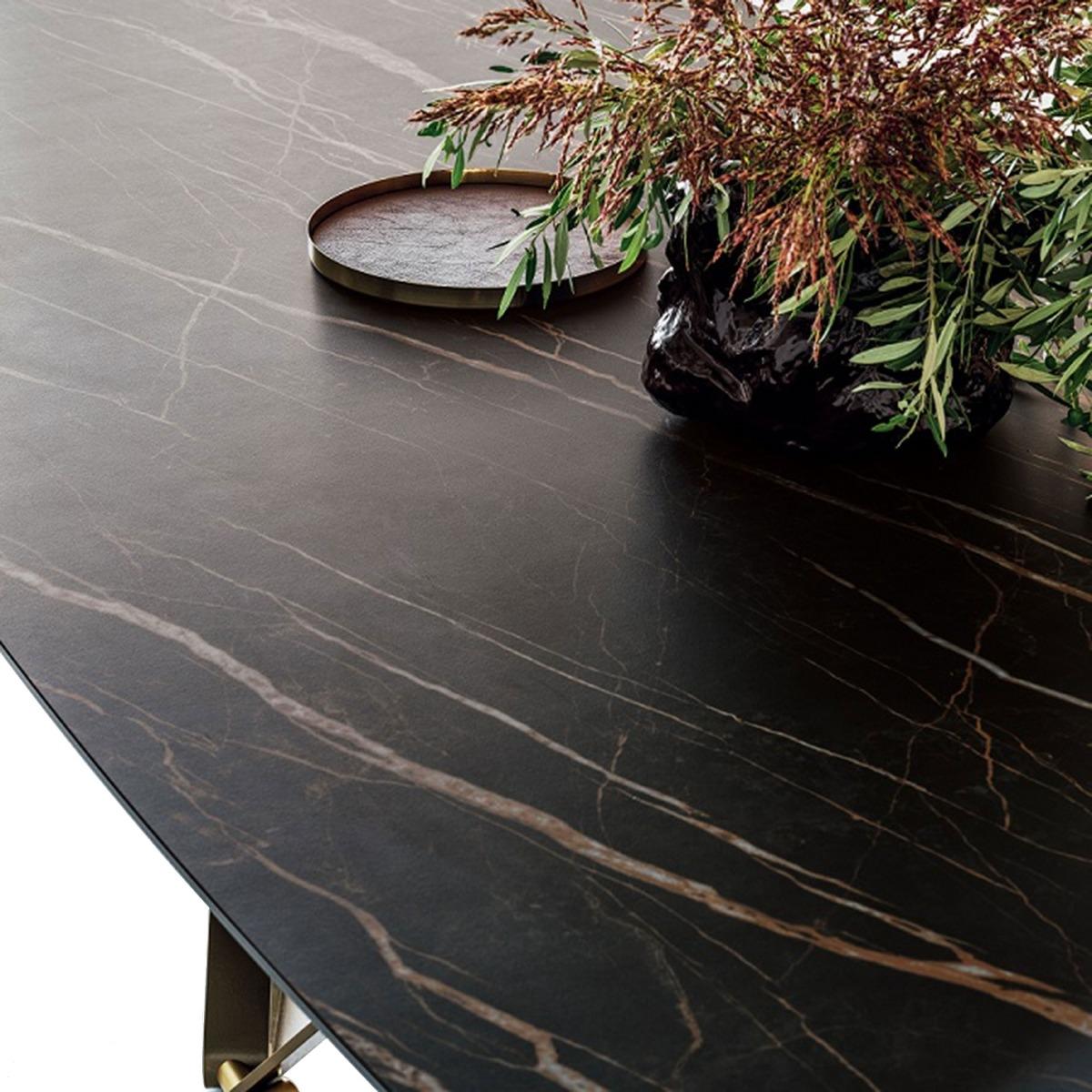 Bontempi Delta Dining Table, Black | Barker & Stonehouse – image 2