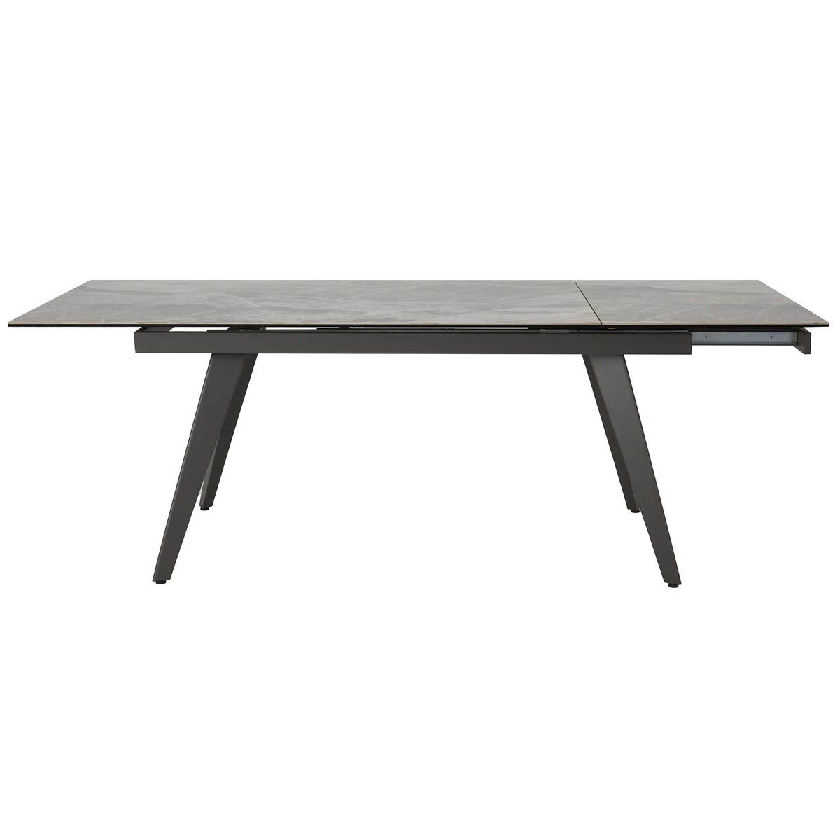 Venezia Extending Dining Table, Italian Dark Grey and Grey – image 3