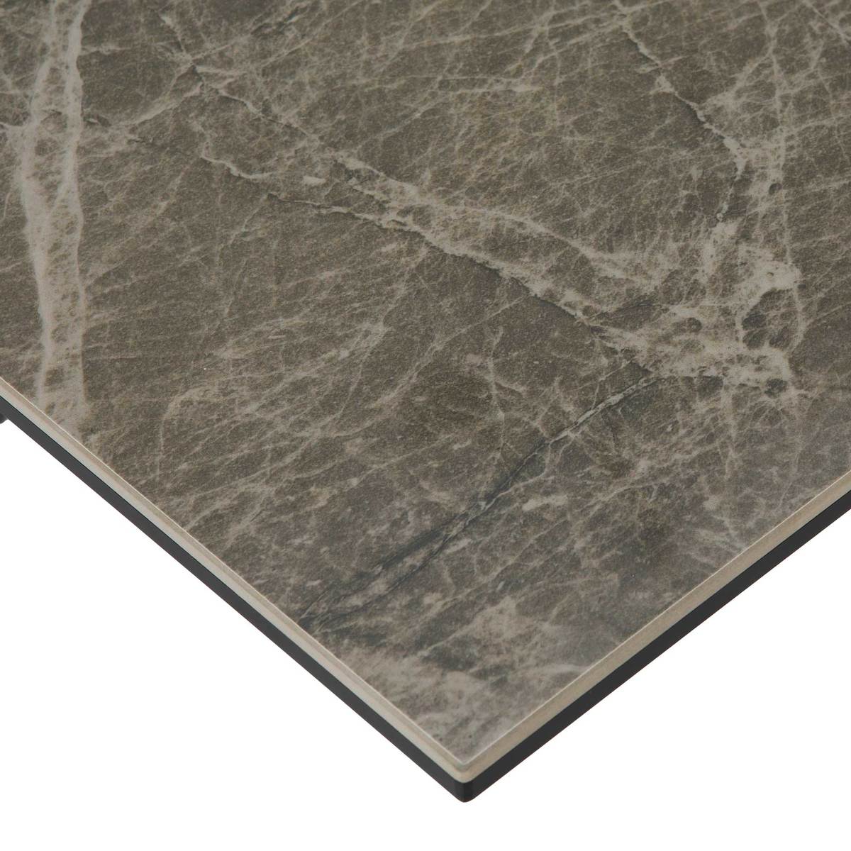 Venezia Extending Dining Table, Italian Dark Grey and Grey – image 7