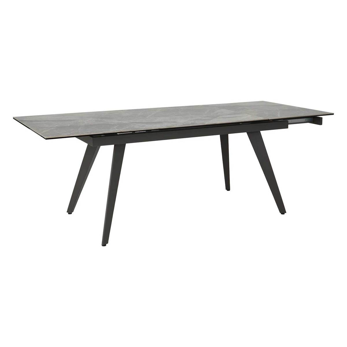 Venezia Extending Dining Table, Italian Dark Grey and Grey – image 2