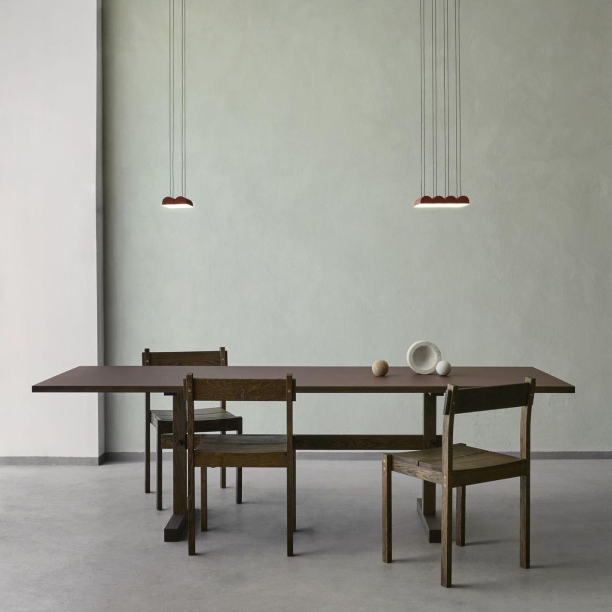 Dark Oak/Dark Oak Gaspard 240 Dining Table – image 2