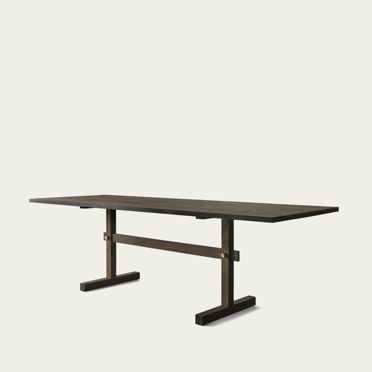 Dark Oak/Dark Oak Gaspard 240 Dining Table – image 3