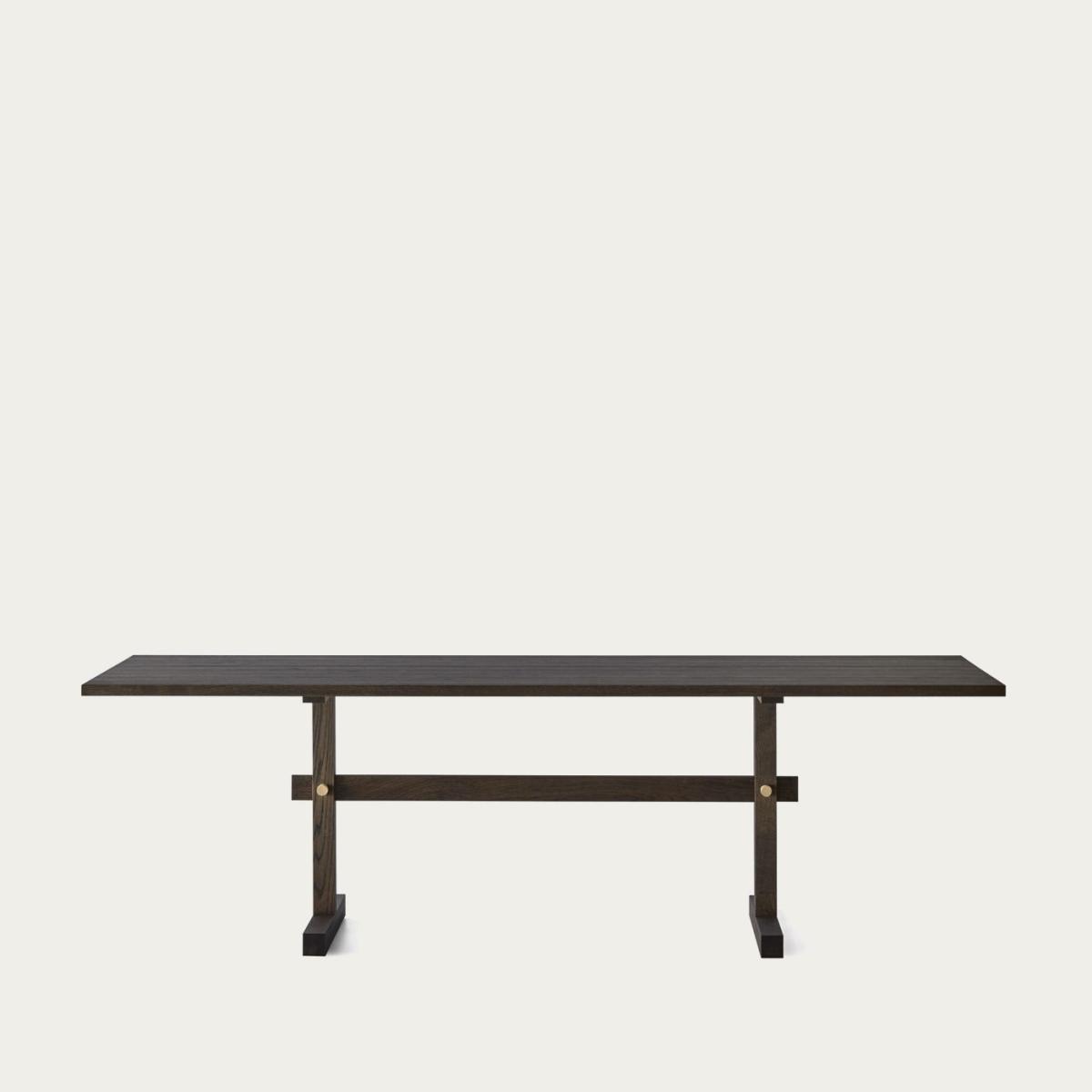 Dark Oak/Dark Oak Gaspard 240 Dining Table – image 1