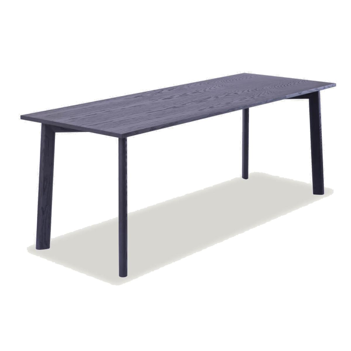 Black Oak Rectangular Table 200