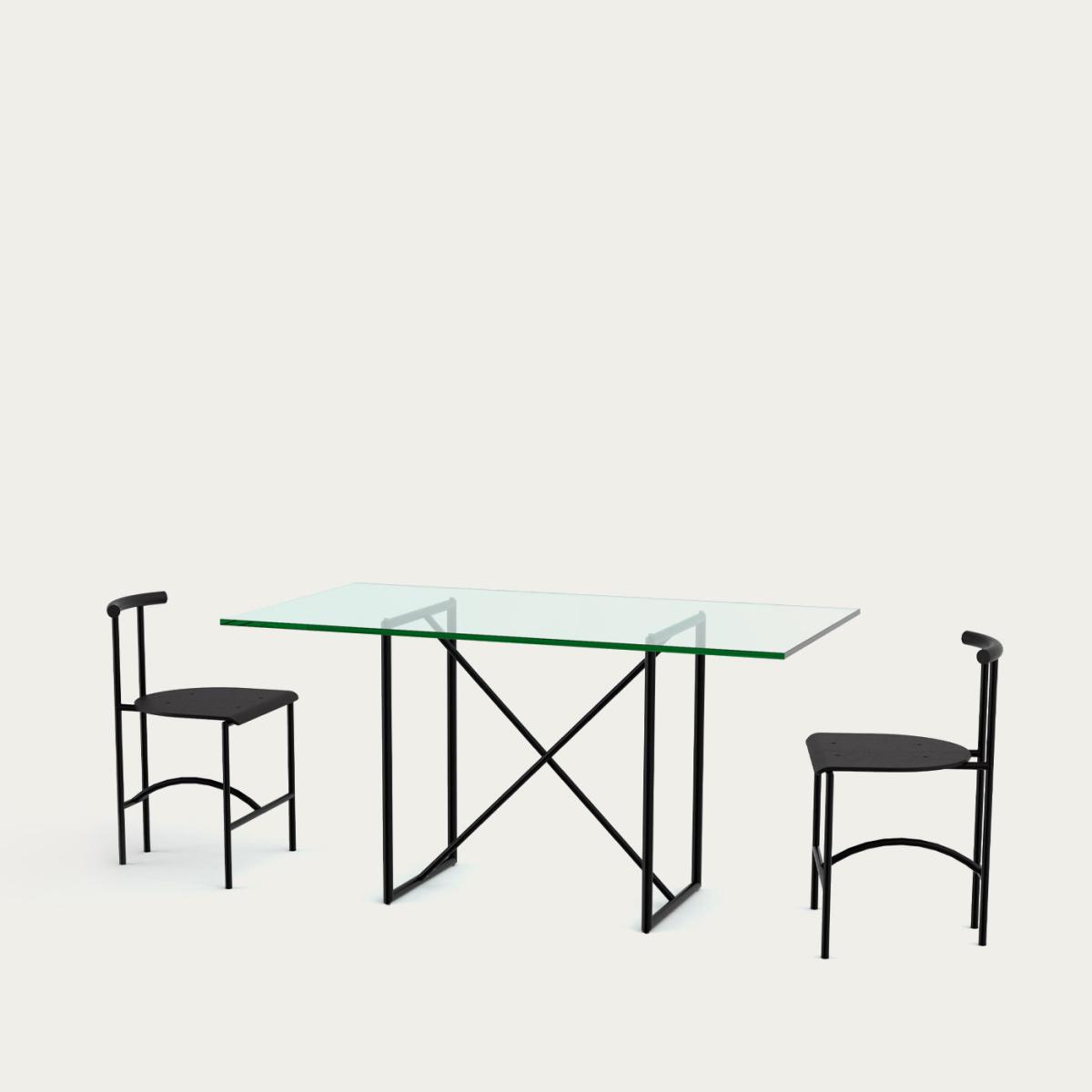 Jet Black Vienna Dining Table – image 4