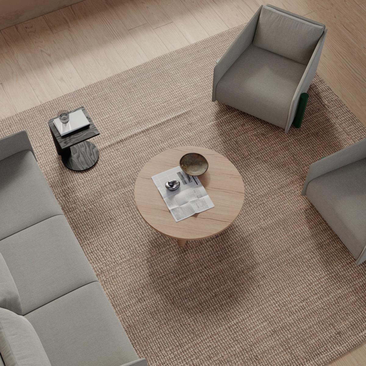 Natural Oak Galta Tripod Table – image 3