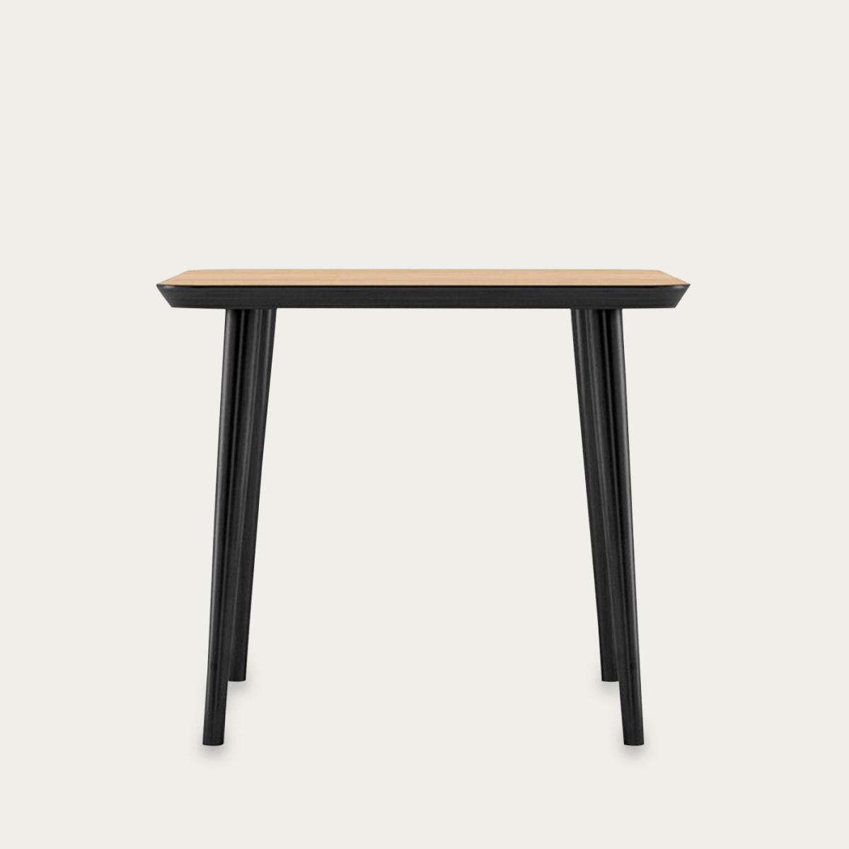 Oak & Black WW Dining Square Table – image 3