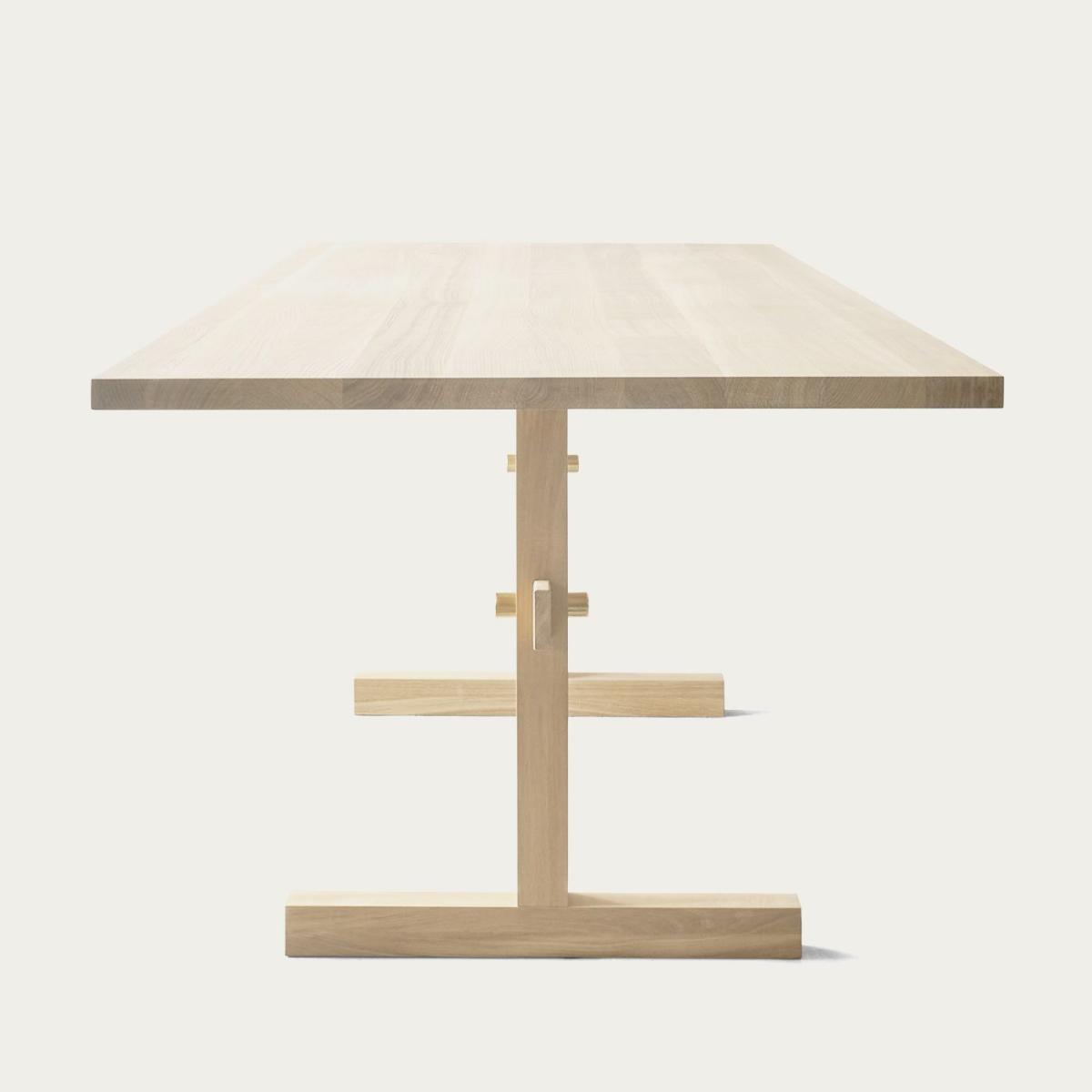 Light Oak/Light Oak Gaspard 240 Dining Table – image 2