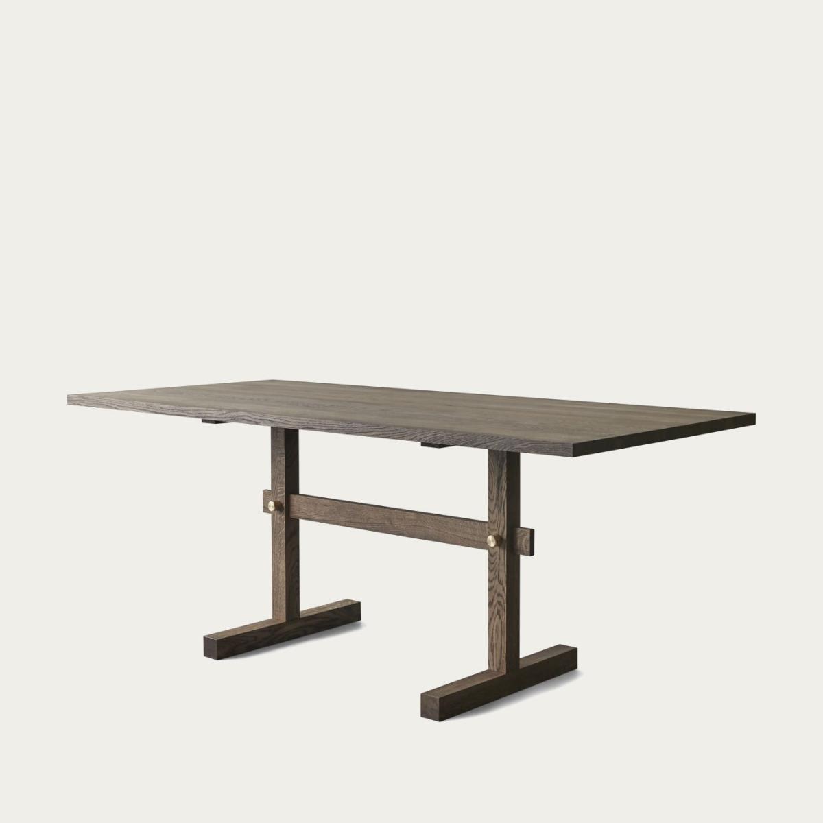 Dark Oak/Dark Oak Gaspard 180 Dining Table – image 3