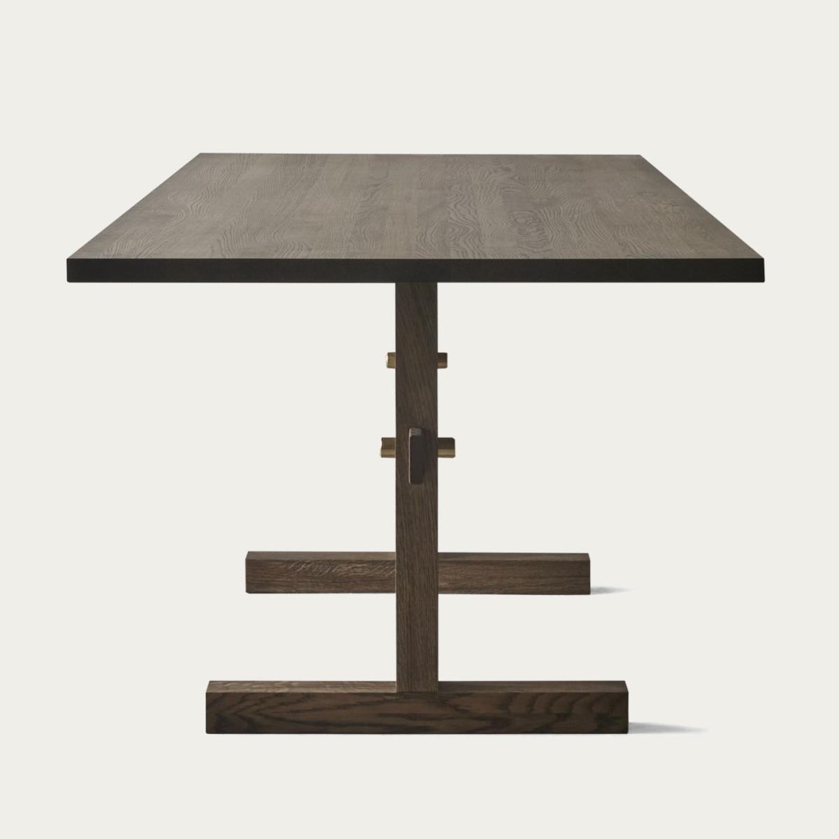 Dark Oak/Dark Oak Gaspard 180 Dining Table – image 4