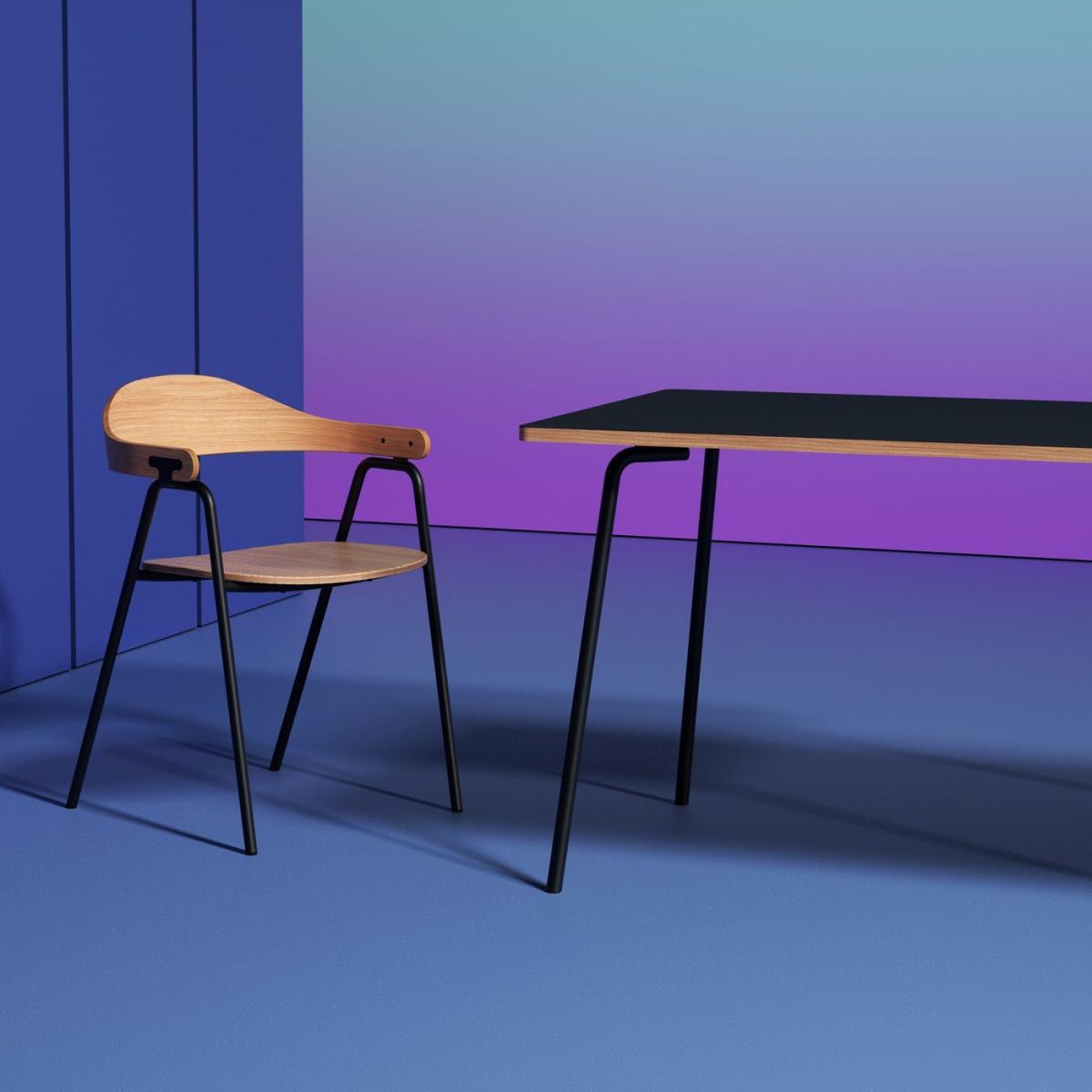 Black Otto Rectangular Table – image 2