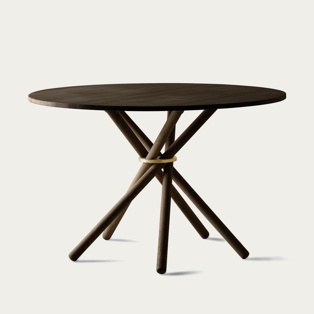 Dark Oak/Dark Oak Hector 120 Dining Table