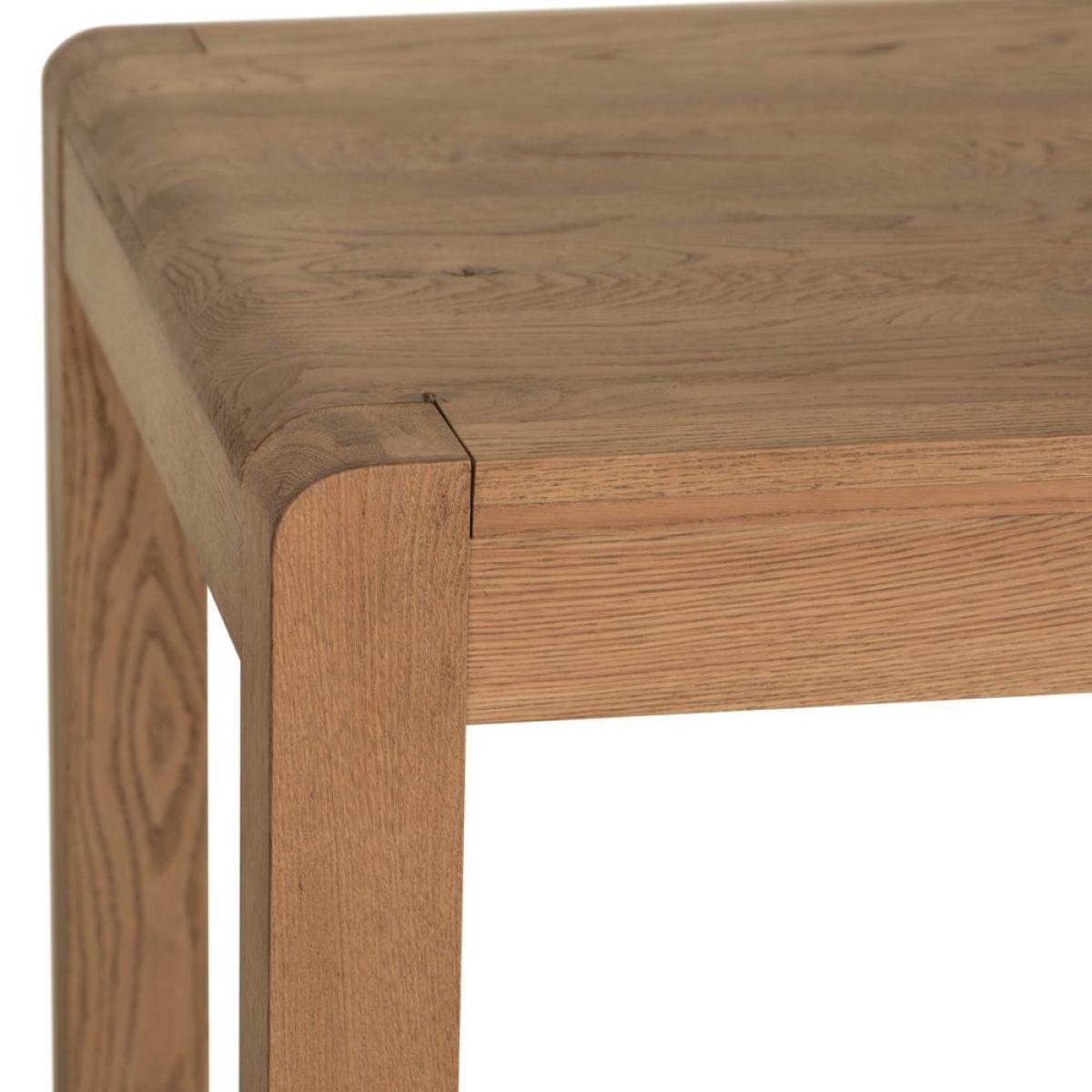 Oslo Chunky Oak 140cm Fixed Top Table – image 3