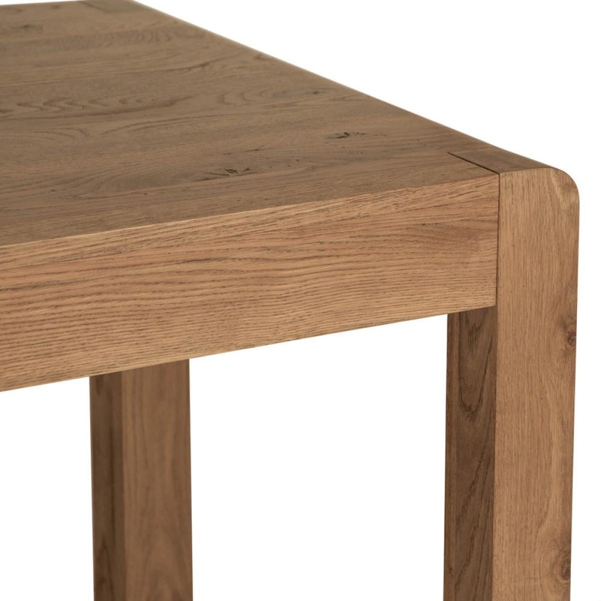 Oslo Chunky Oak 140cm Fixed Top Table – image 6
