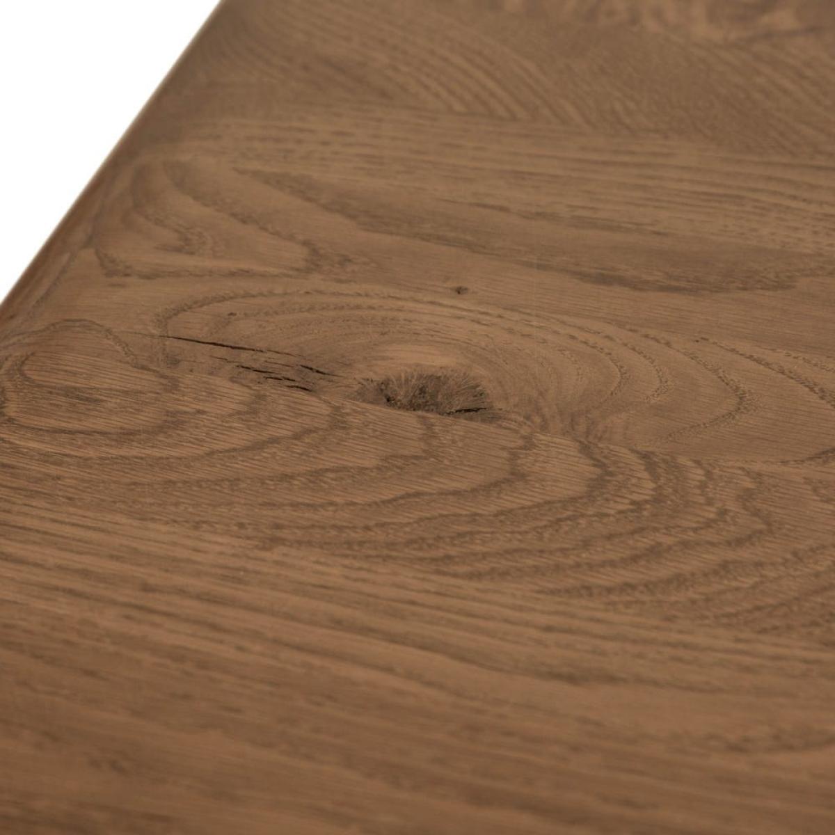 Oslo Chunky Oak 140cm Fixed Top Table – image 8