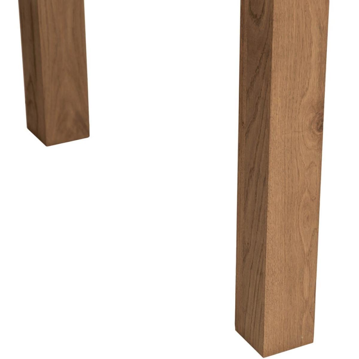 Oslo Chunky Oak 140cm Fixed Top Table – image 9