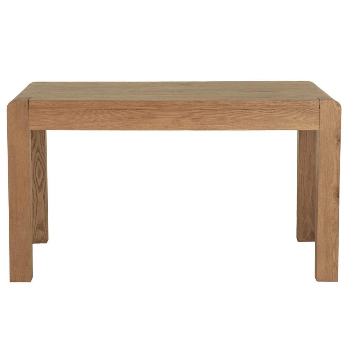 Oslo Chunky Oak 140cm Fixed Top Table – image 10