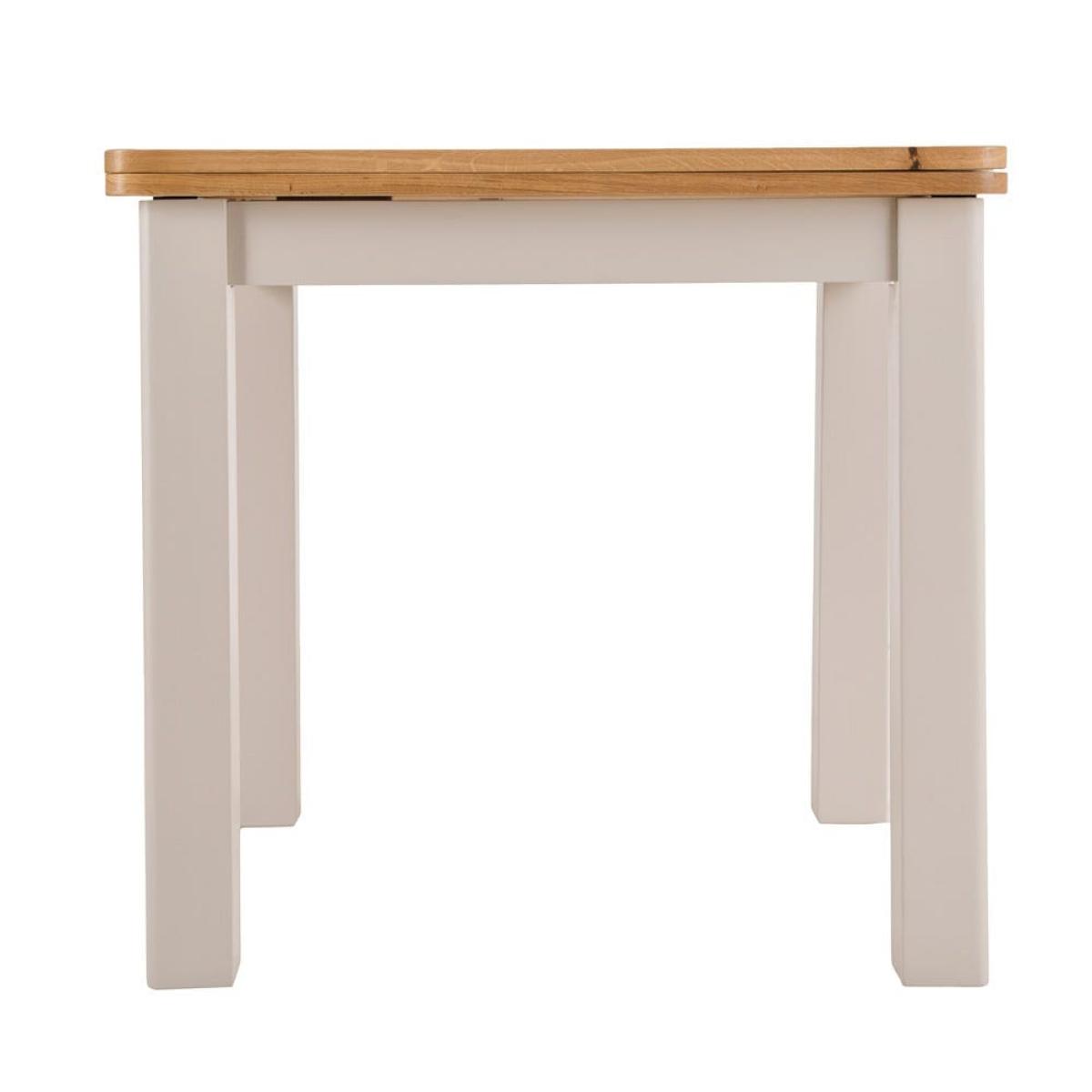 Rutland Painted Oak Flip Top Extending Table – image 11