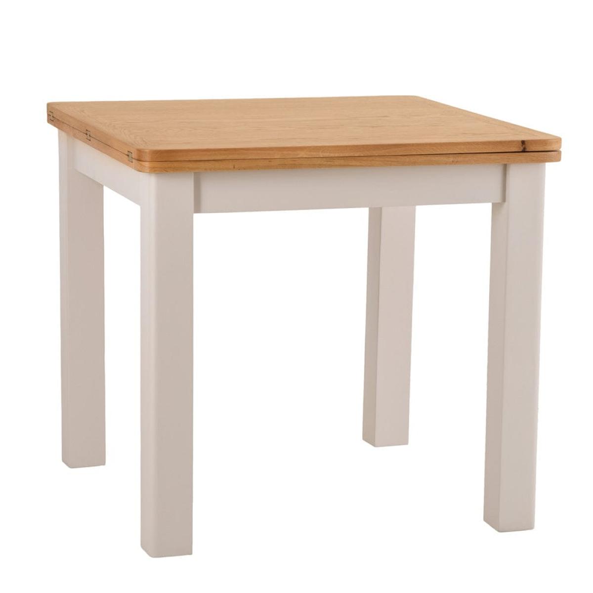 Rutland Painted Oak Flip Top Extending Table – image 3