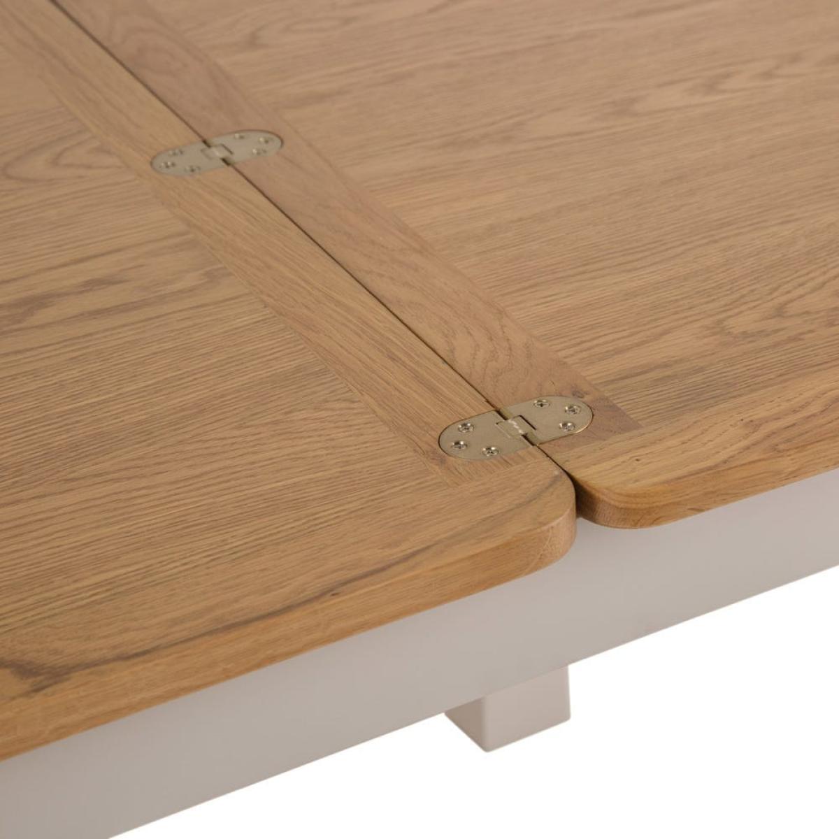 Rutland Painted Oak Flip Top Extending Table – image 8