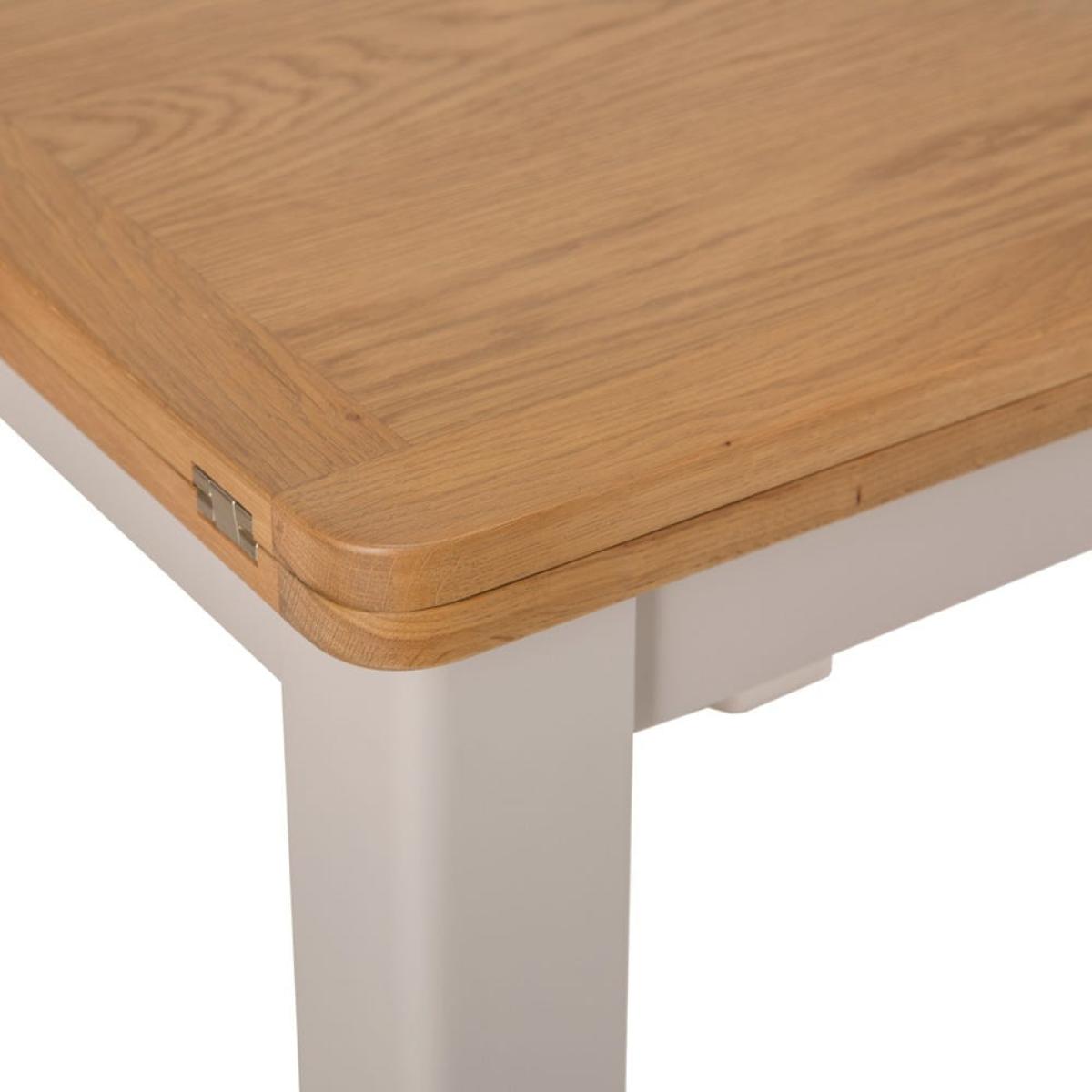 Rutland Painted Oak Flip Top Extending Table – image 10