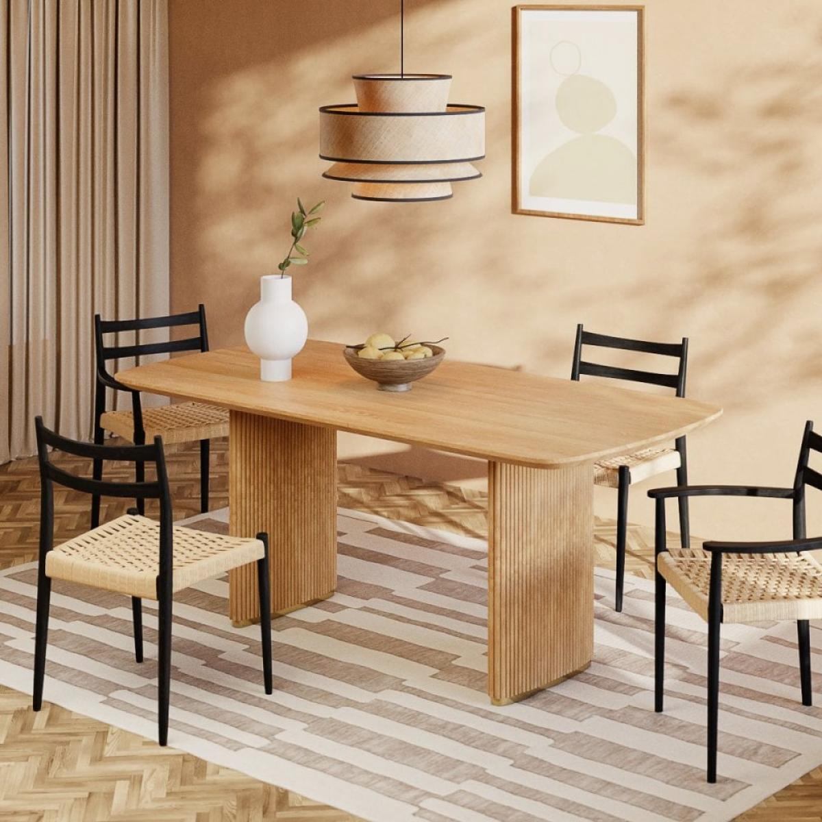 £100 Off Caleb 6-8 Seat Extendable Wooden Dining Table, Oak – image 2