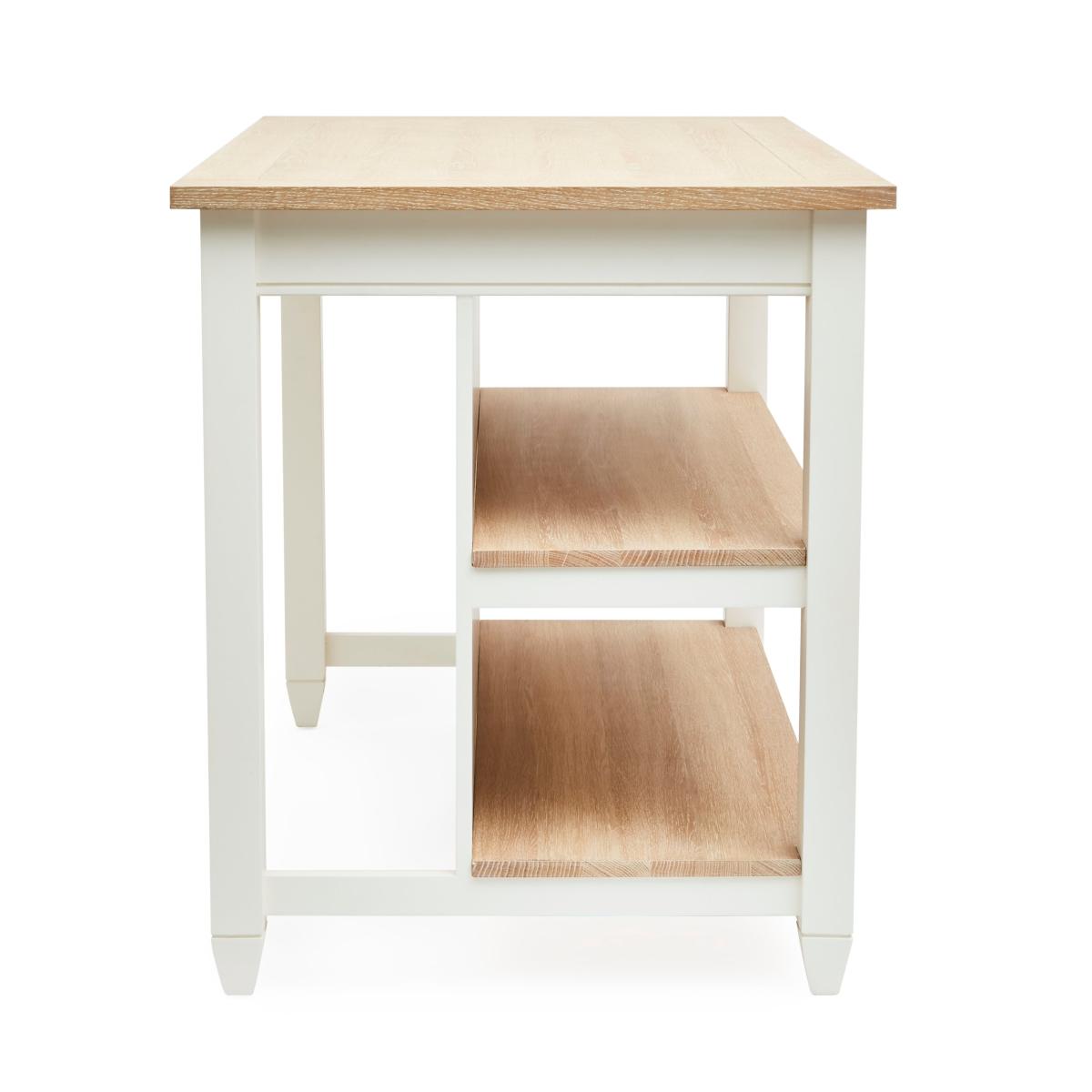 Churchgate Kitchen Island & Loxwood Bar Stools Multi Coloured – image 3