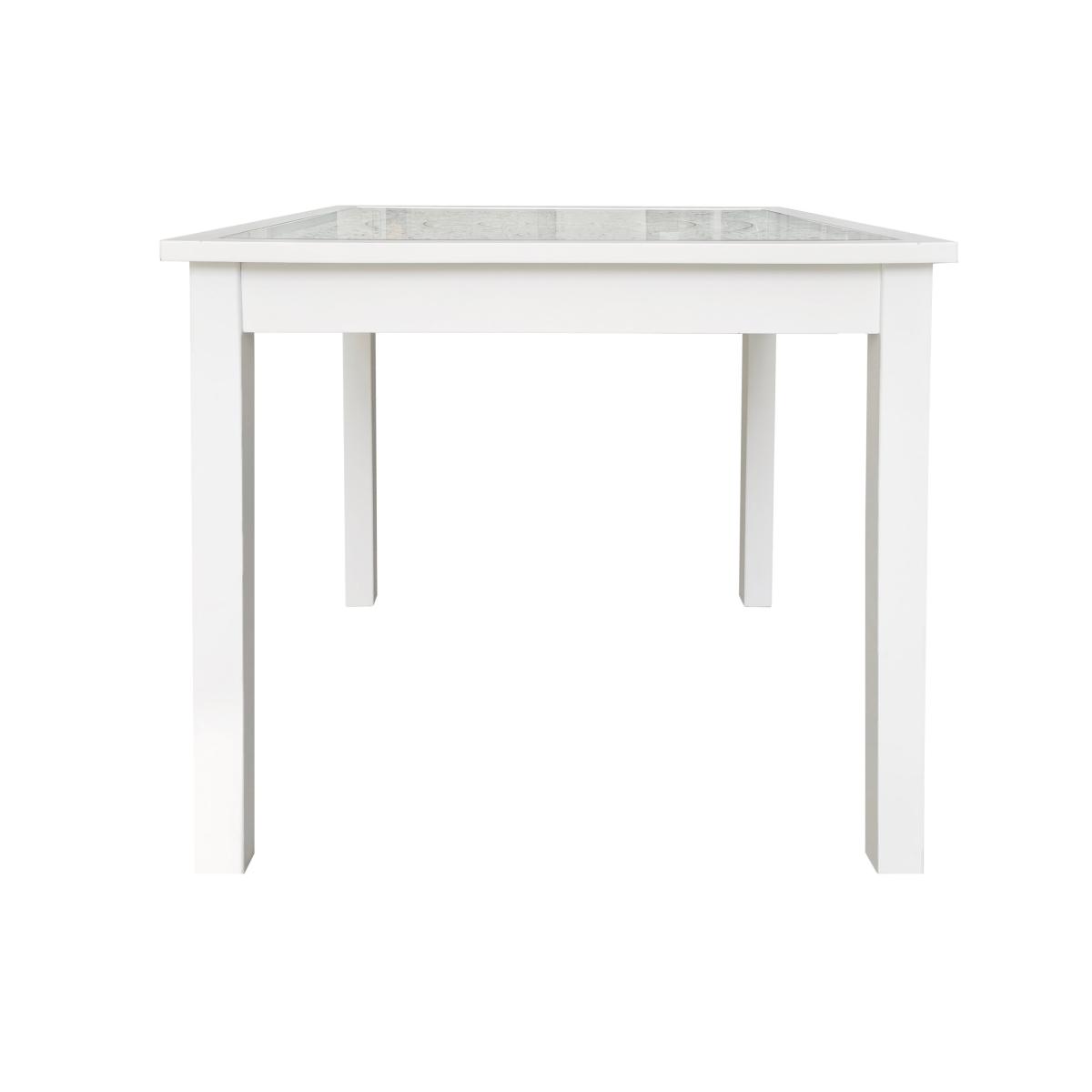 Samira Square Dining Table White – image 2